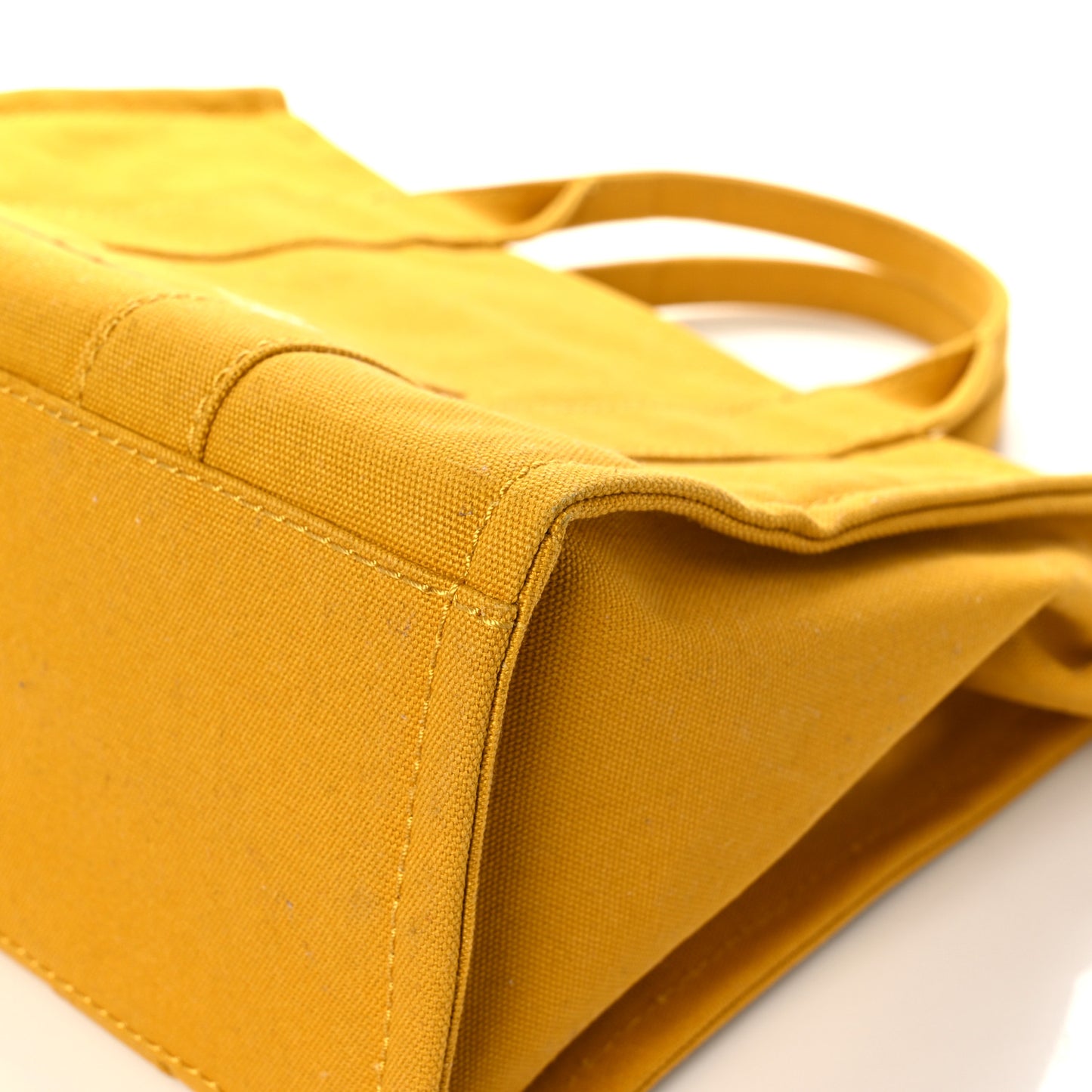 Cotton Canvas The Traveler Tote Bag Slate Yellow