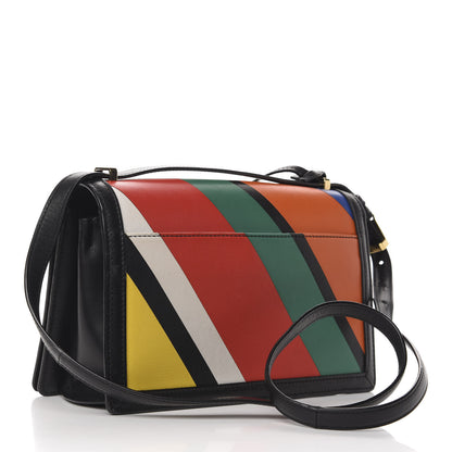 Loewe Calfskin Barcelona Striped Shoulder Bag Multicolor 3 of 13