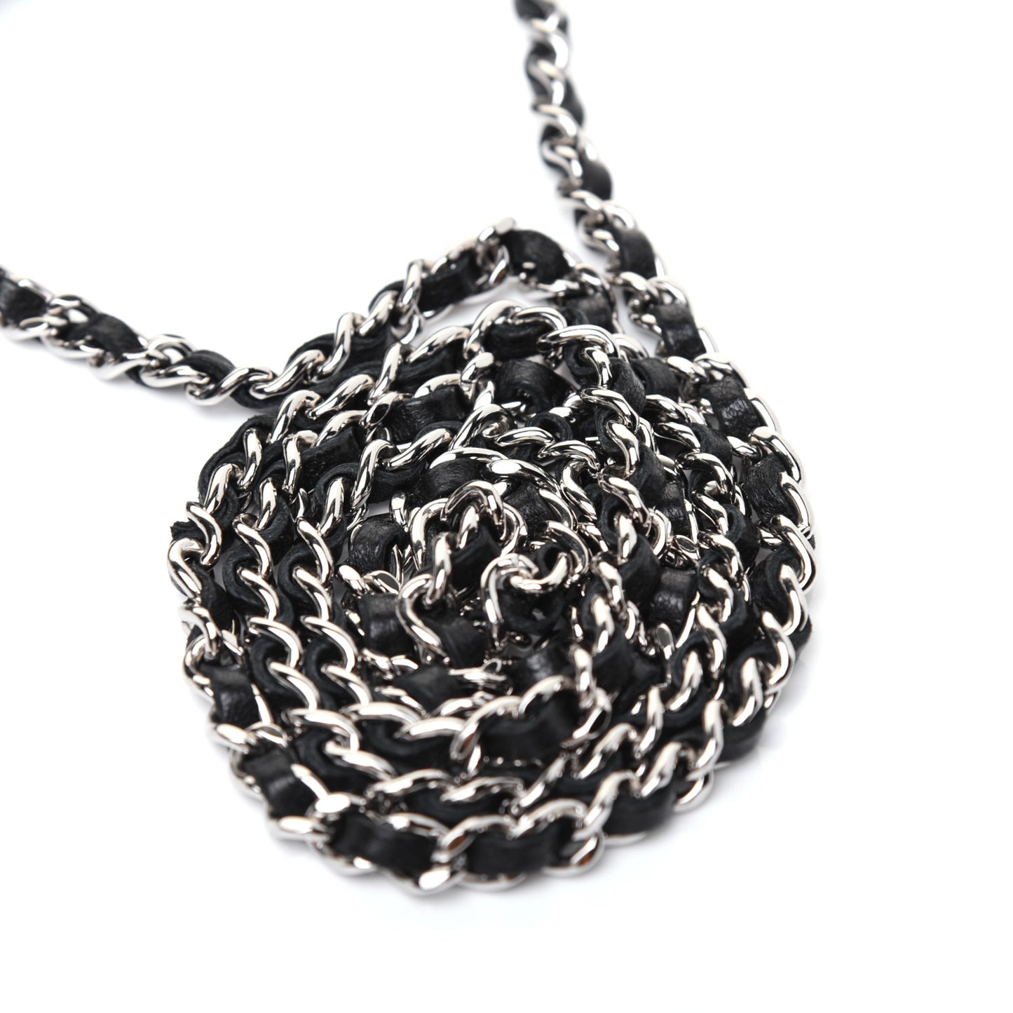 Lambskin Quilted Wallet On Chain WOC Black