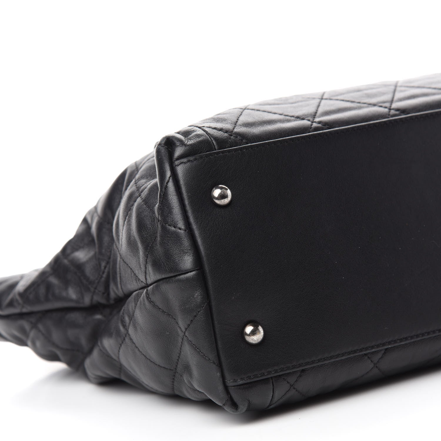 Chanel Lambskin Quilted Tote Black 6 of 12