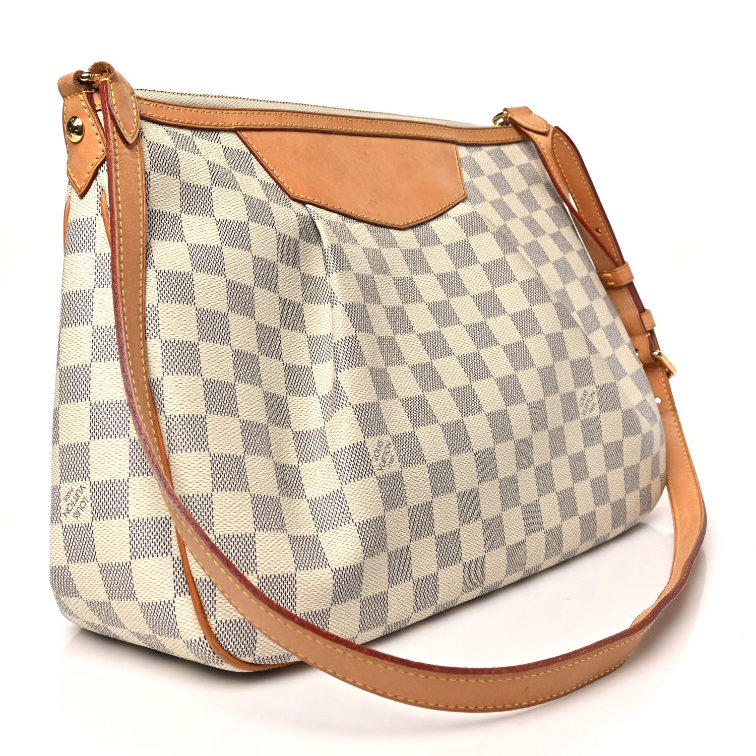 Louis Vuitton Damier Azur Siracusa MM 3 of 10