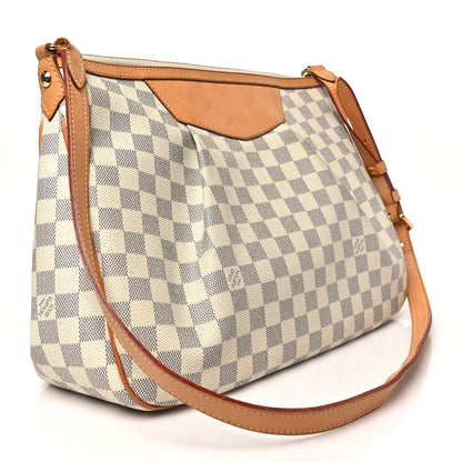 Louis Vuitton Damier Azur Siracusa MM 3 of 10