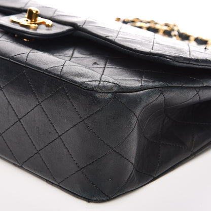 Chanel Lambskin Quilted Medium Double Flap Black 19 of 21
