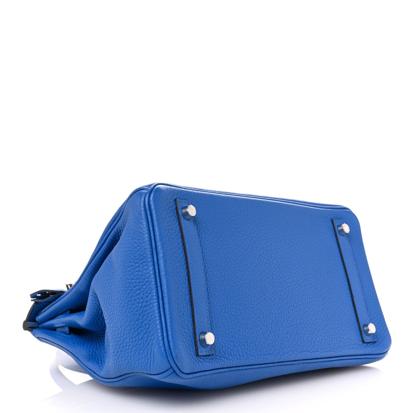 Taurillon Clemence Verso Birkin 30 Bleu Zellige Bleu Paradise