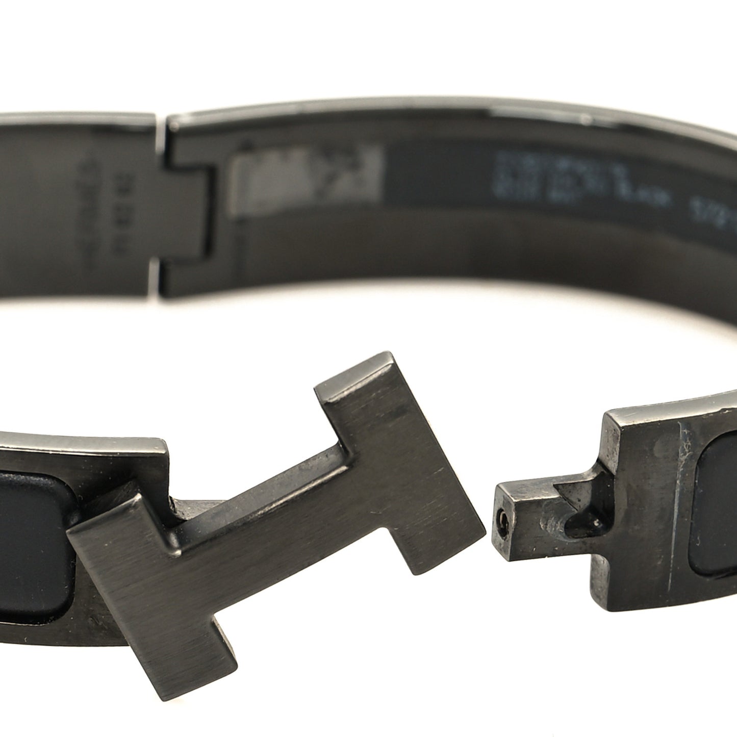 Matte Enamel Narrow Clic Clac HH Bracelet T5 So Black