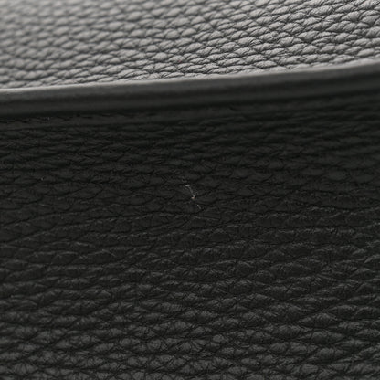 Hermes Taurillon Clemence EVELYNE III PM  Black 11 of 12