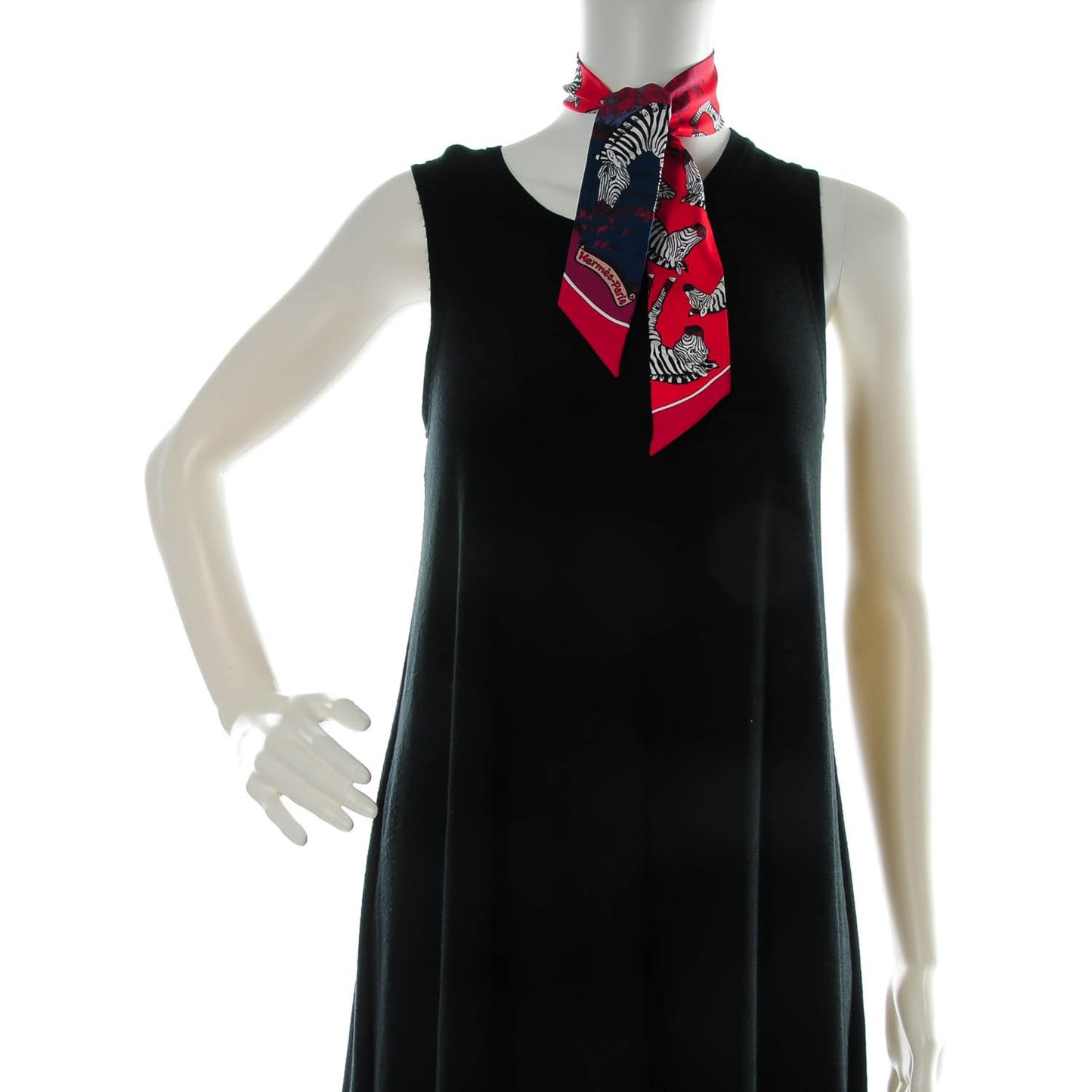 Silk Les Zebres Twilly Rouge Bleu Noir
