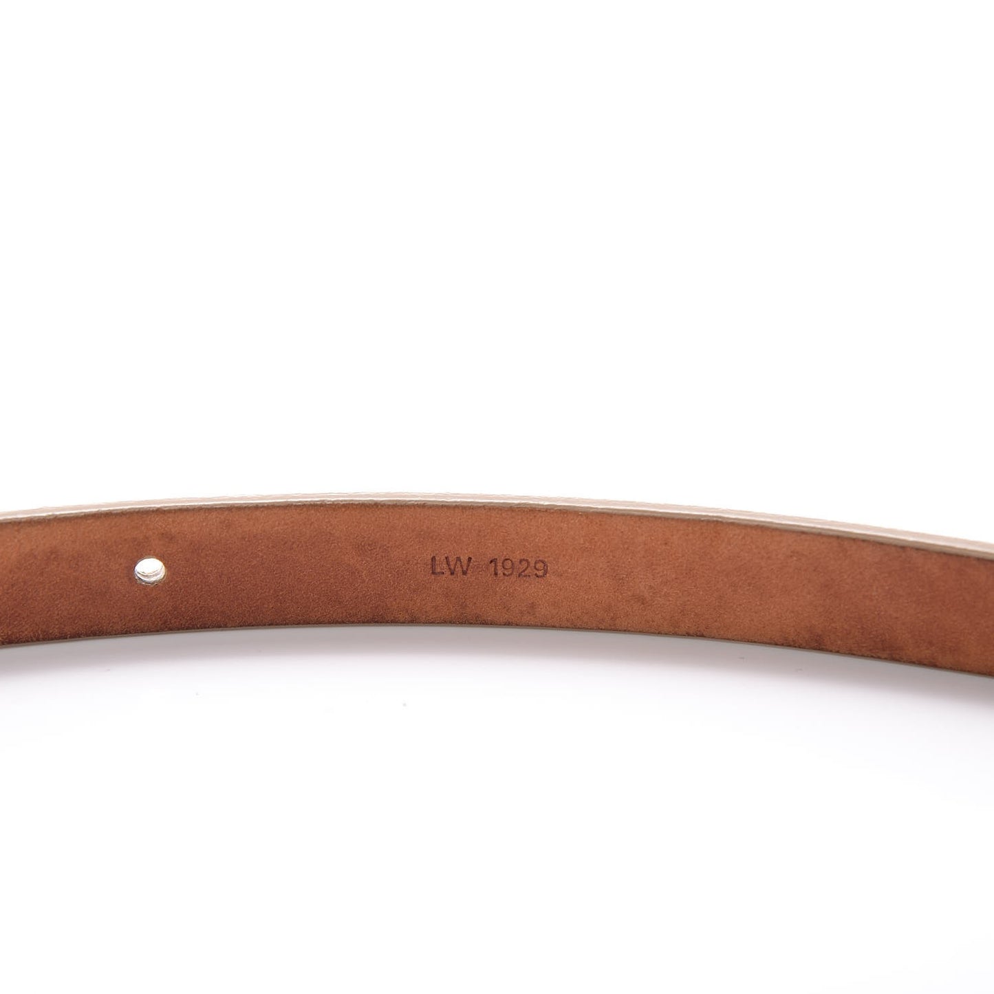 Ceinture Belt Gold Buckle 95 Nude