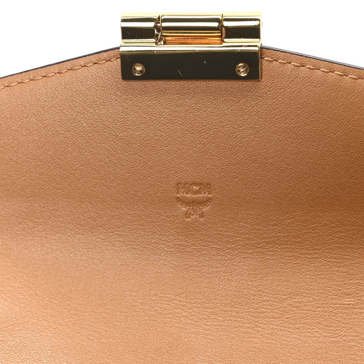 MCM Visetos Large Patricia Wallet On Chain Cognac 6 of 10
