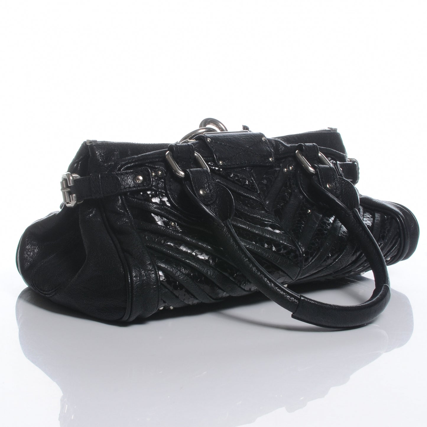 Python Chevron Paddington Black