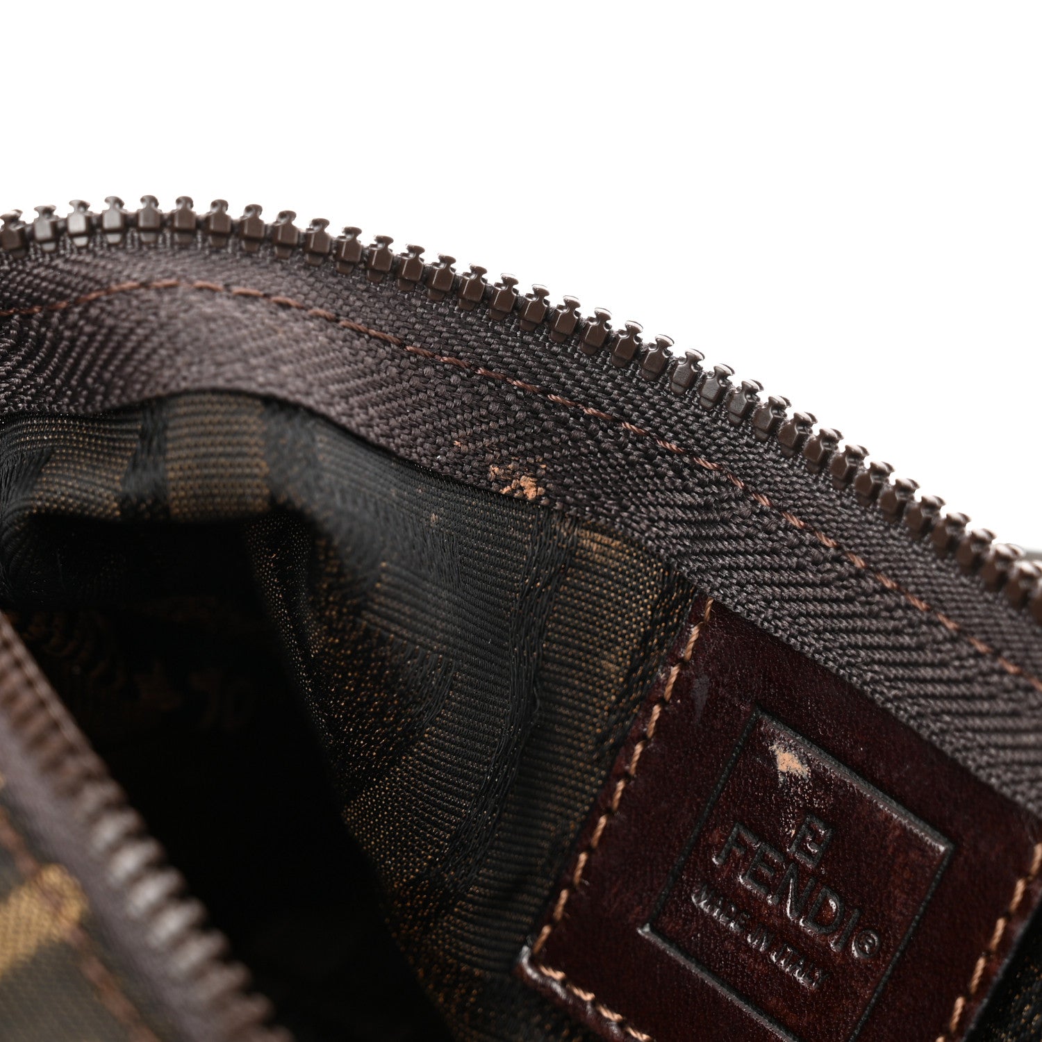 Fendi Zucca Pouch Tobacco 12 of 12