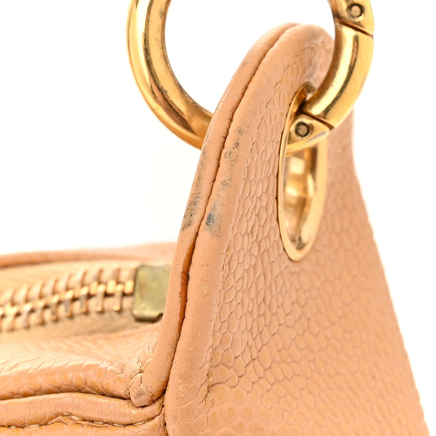 Caviar Quilted Timeless CC Shoulder Bag Beige