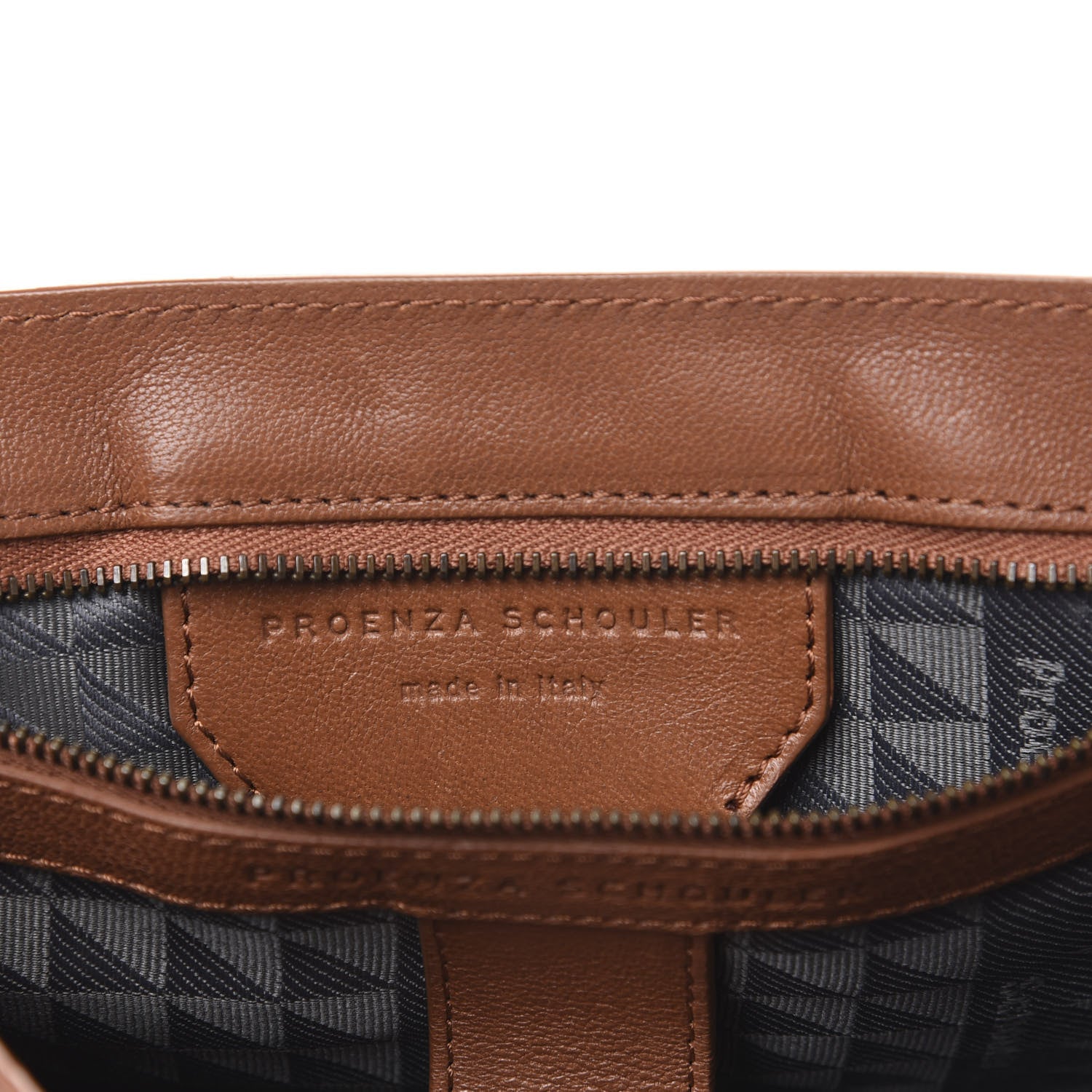 Proenza Schouler Lambskin Medium PS1 Satchel Saddle 7 of 15