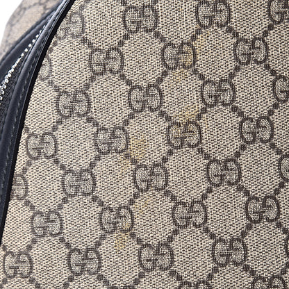 Gucci GG Supreme Monogram Web Dome Backpack Black 9 of 12