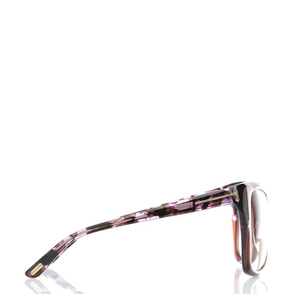 Tom Ford Carli Oversize Square Cateye Sunglasses TF295 Purple 3 of 8
