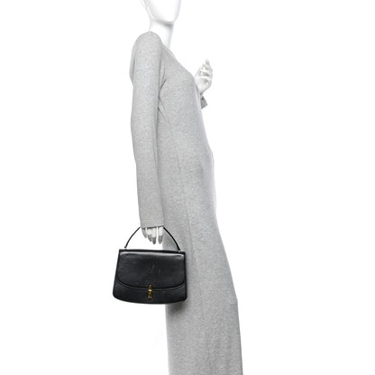 The Row Sleek Calfskin The Sofia 10 Top Handle  Black 2 of 14