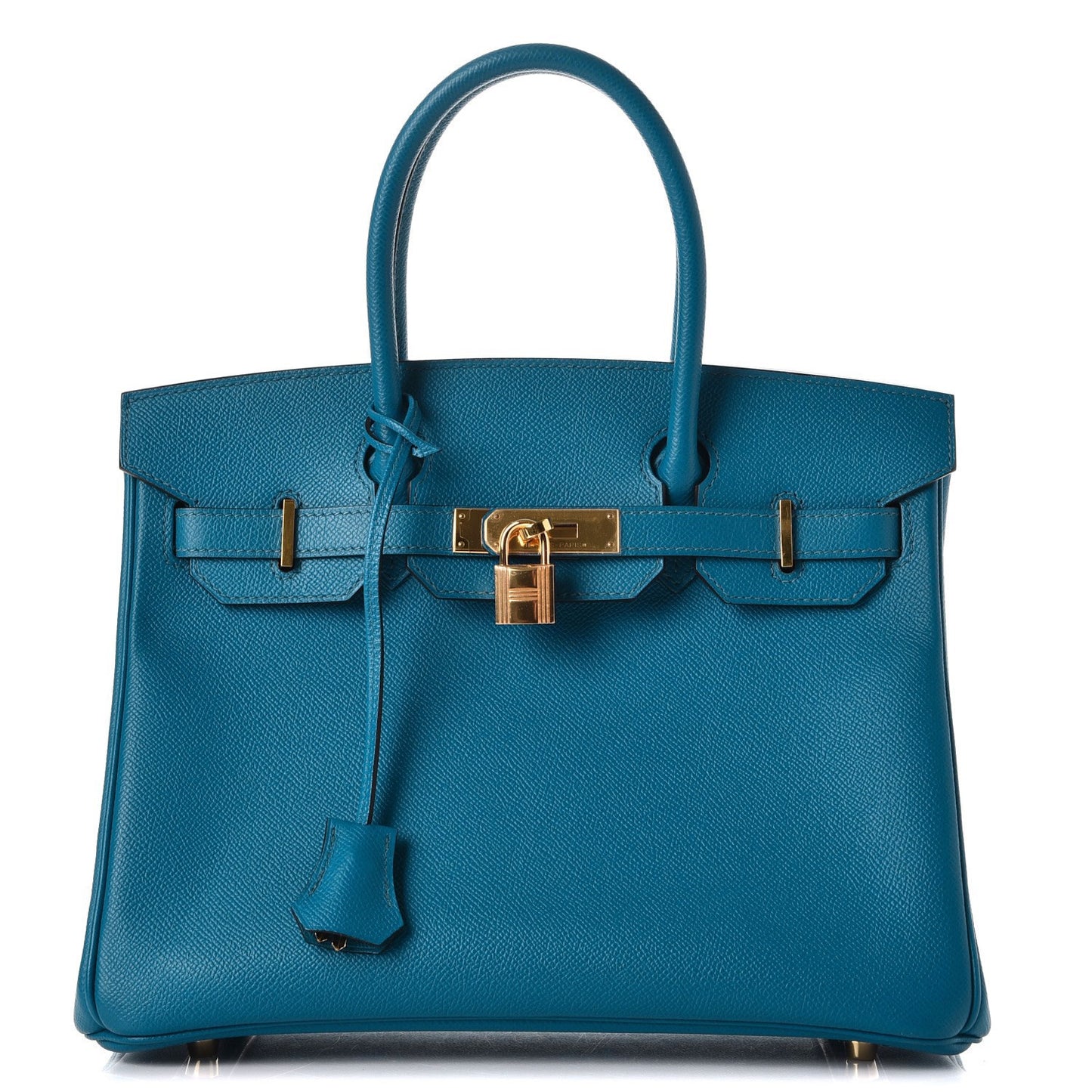 Epsom Birkin 30 Bleu Izmir