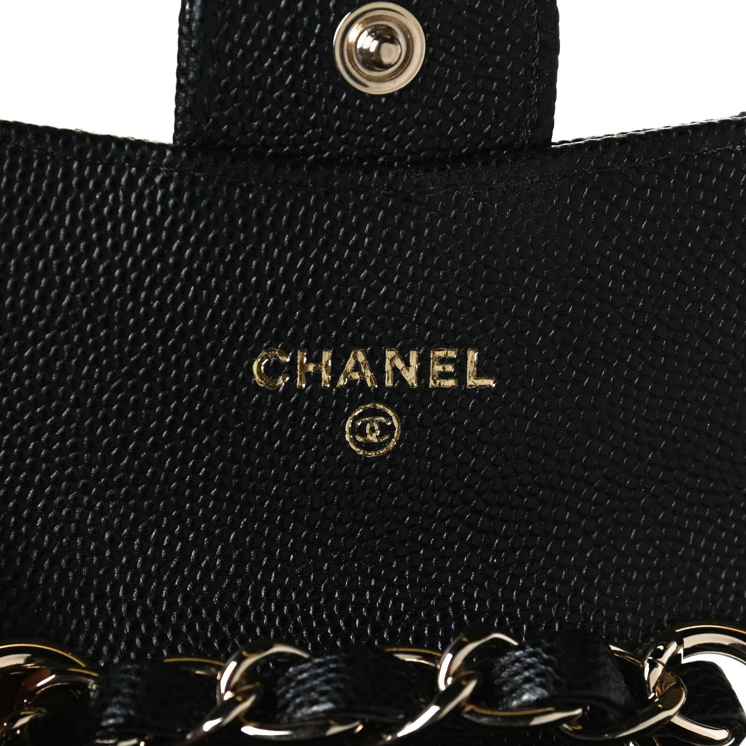 Chanel Caviar Quilted Mini Chain Belt Bag Black 6 of 12