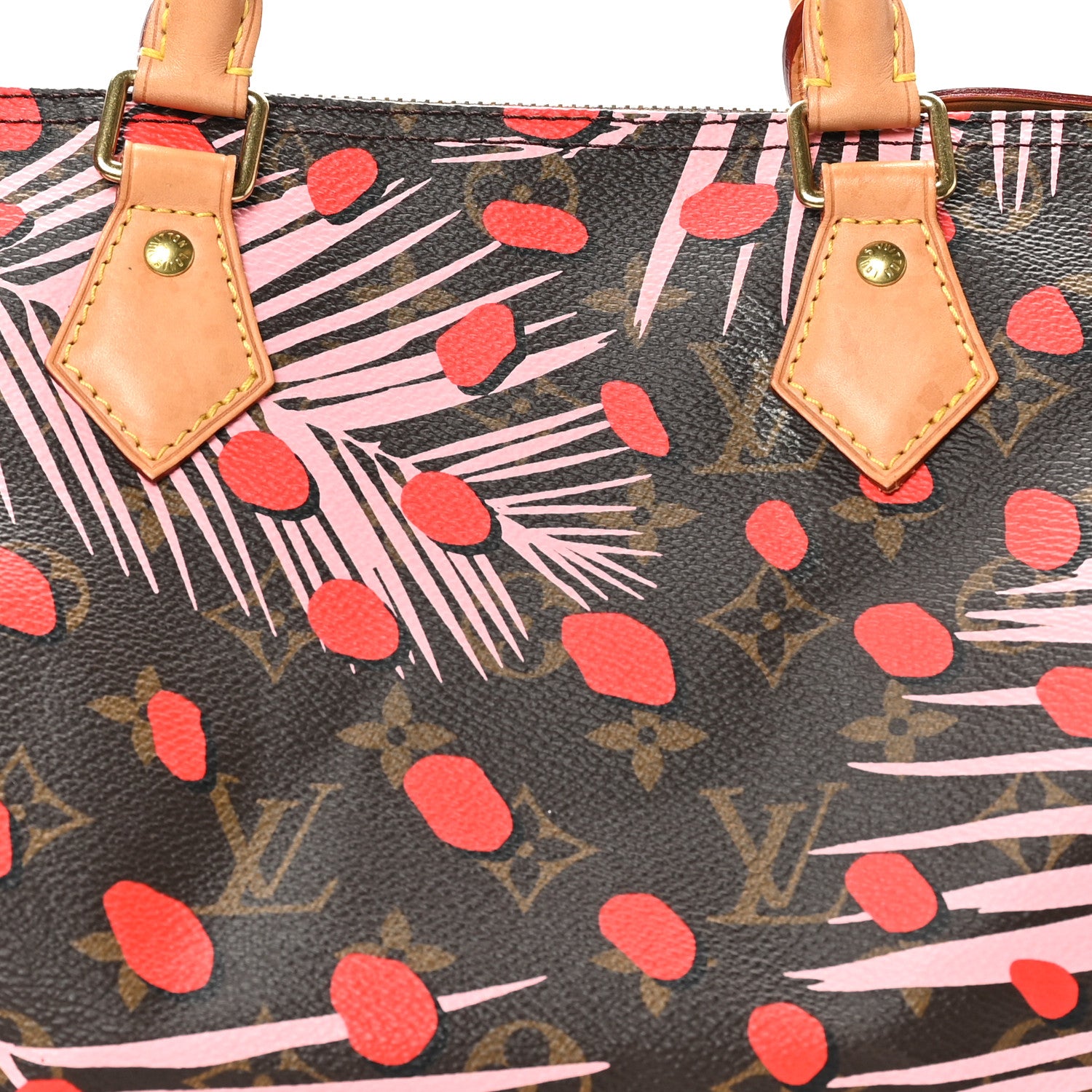 Louis Vuitton Monogram Jungle Dots Speedy 30 Sugar Pink Poppy 8 of 10