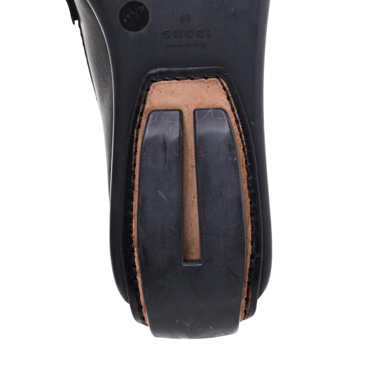 Calfskin Mens Horsebit Driver Loafers 7.5 Black