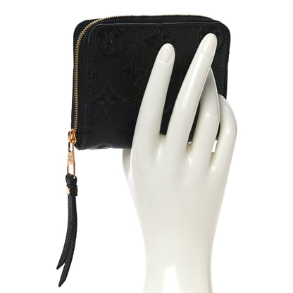Louis Vuitton Empreinte Zippy Coin Purse Black 2 of 9