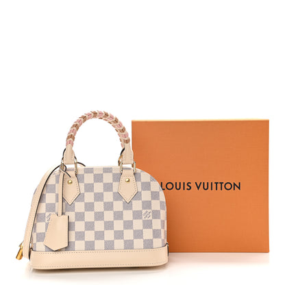 Louis Vuitton Damier Azur Braided Alma BB 10 of 10