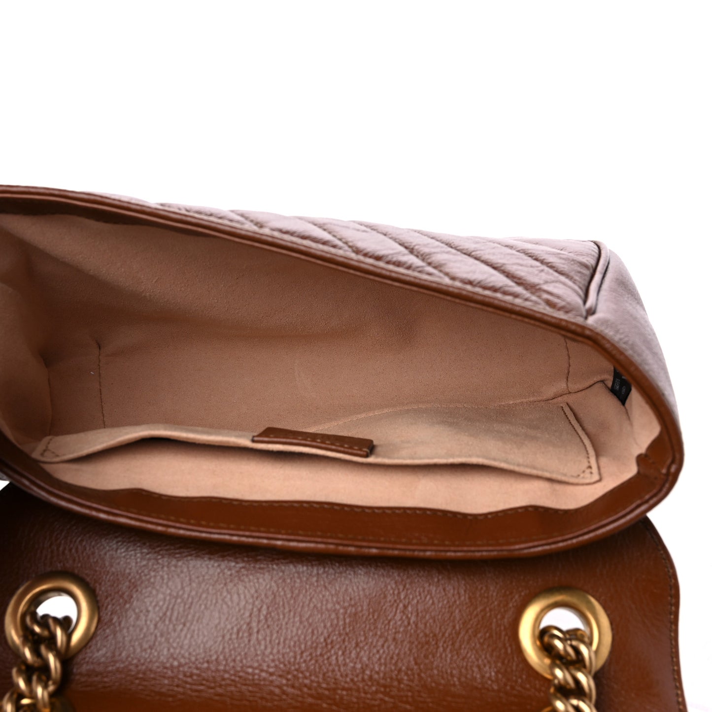 Azalea Calfskin Matelasse Diagonal Mini GG Marmont Shoulder Bag Cuir