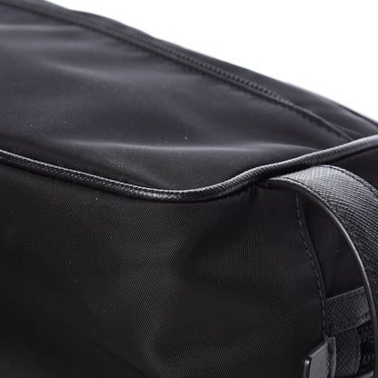 Prada Tessuto Nylon Saffiano Toiletry Case Black 10 of 12