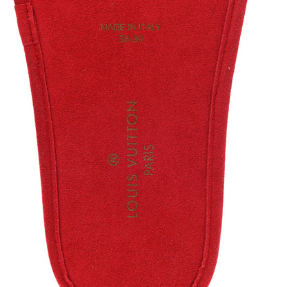 Louis Vuitton Satin LV Suite Flat Mule 38-39 Red 7 of 7