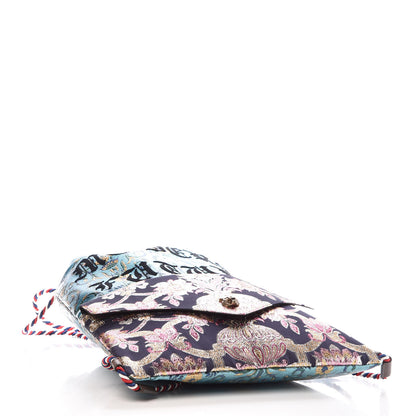 Gucci Brocade Embroidered Drawstring Backpack Multicolor 4 of 11