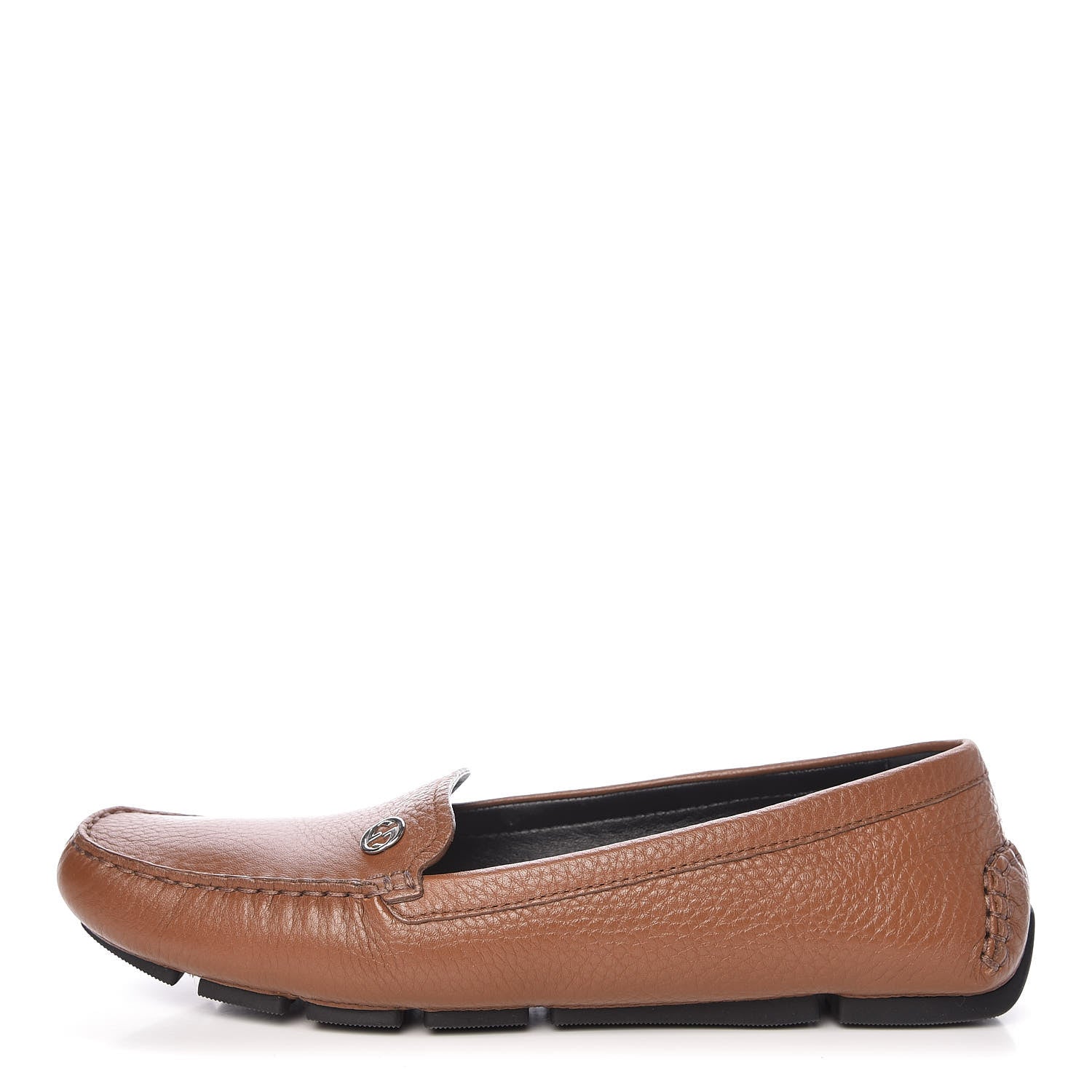 Gucci Cellarius Soft Interlocking G Driver Loafers 38 Brown 1 of 10