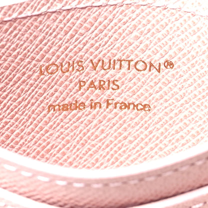 Louis Vuitton Monogram LV Charms Card Holder Rose Ballerine 6 of 7