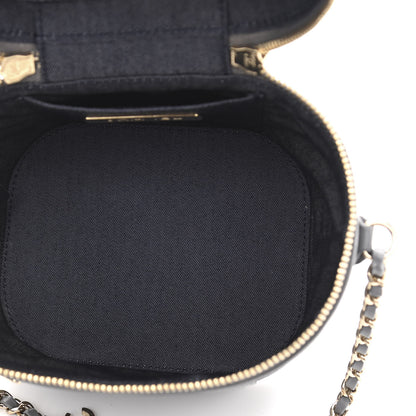 Chanel Lambskin Timeless Vanity Cosmetic Case Grey 5 of 11