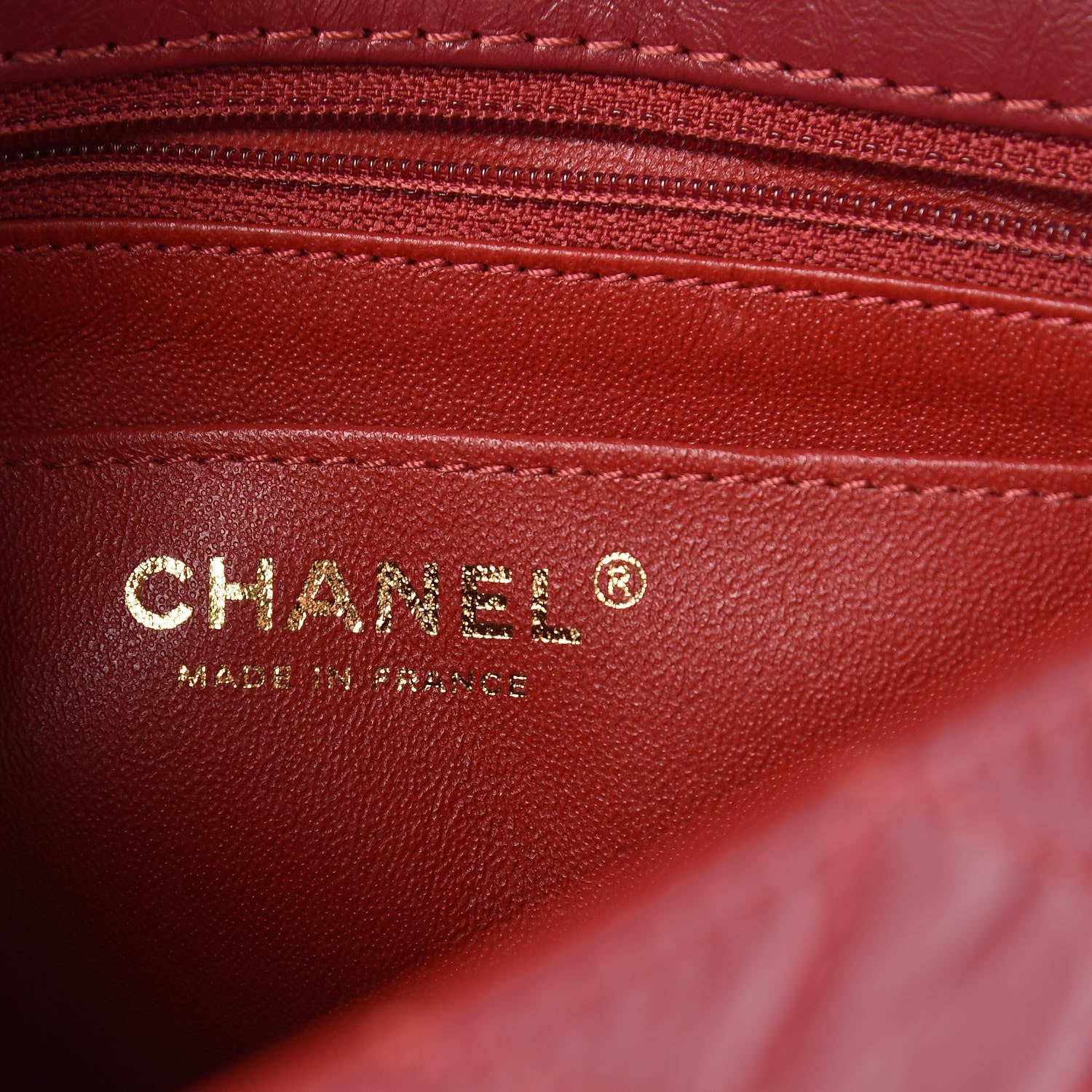 Chanel Aged Calfskin Quilted 2.55 Reissue Mini Flap Red 8 of 10