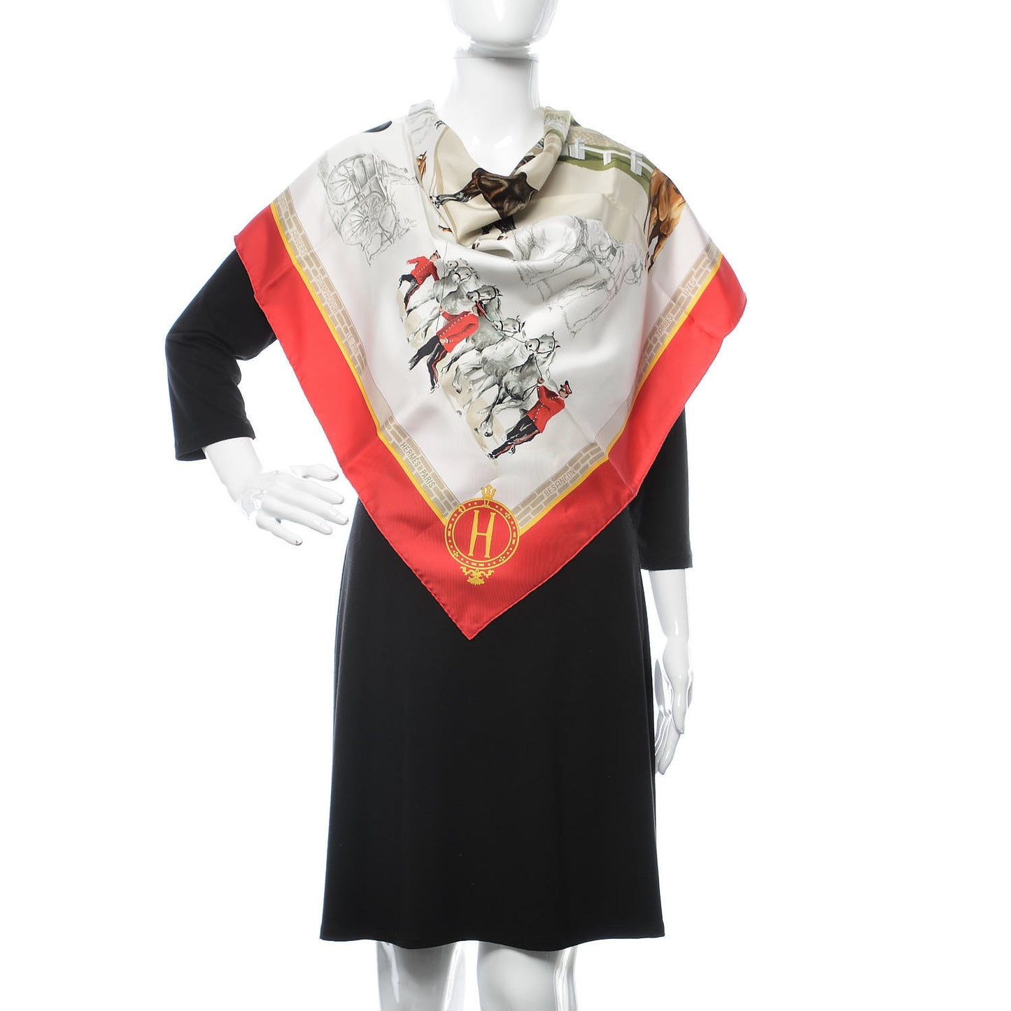 Silk Les Haras Nationaux Scarf 90