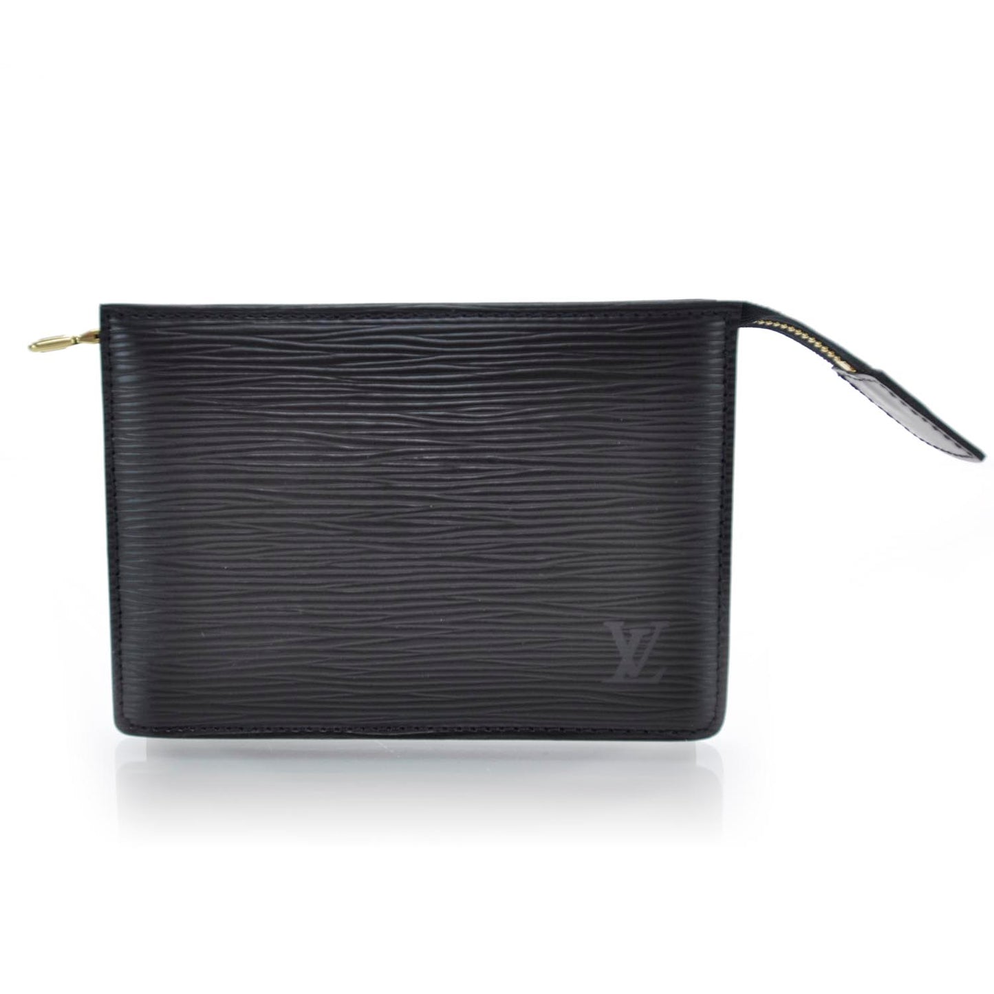 Epi Pochette Poche Cosmetic Bag Black