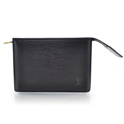 Louis Vuitton Epi Pochette Poche Cosmetic Bag Black 1 of 7