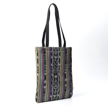 Saint Laurent Canvas Ikat Antibe Flat Shopping Tote Multicolor 2 of 8