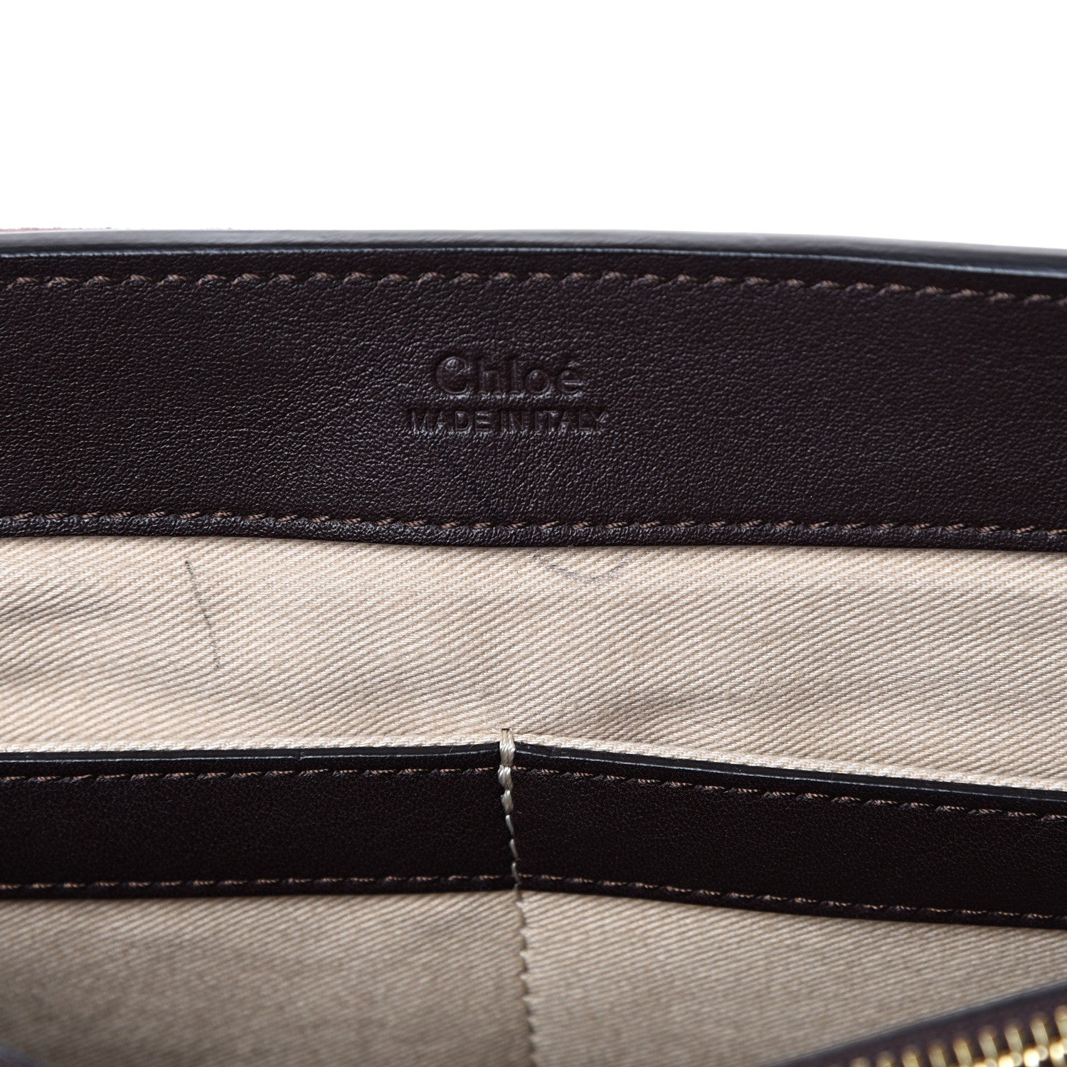 Chloe Calfskin Medium Faye Day Shoulder Bag Carbon Brown 12 of 15