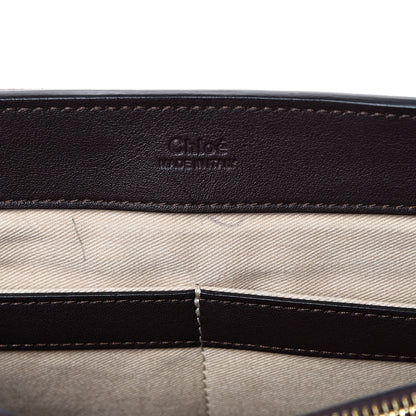 Chloe Calfskin Medium Faye Day Shoulder Bag Carbon Brown 12 of 15