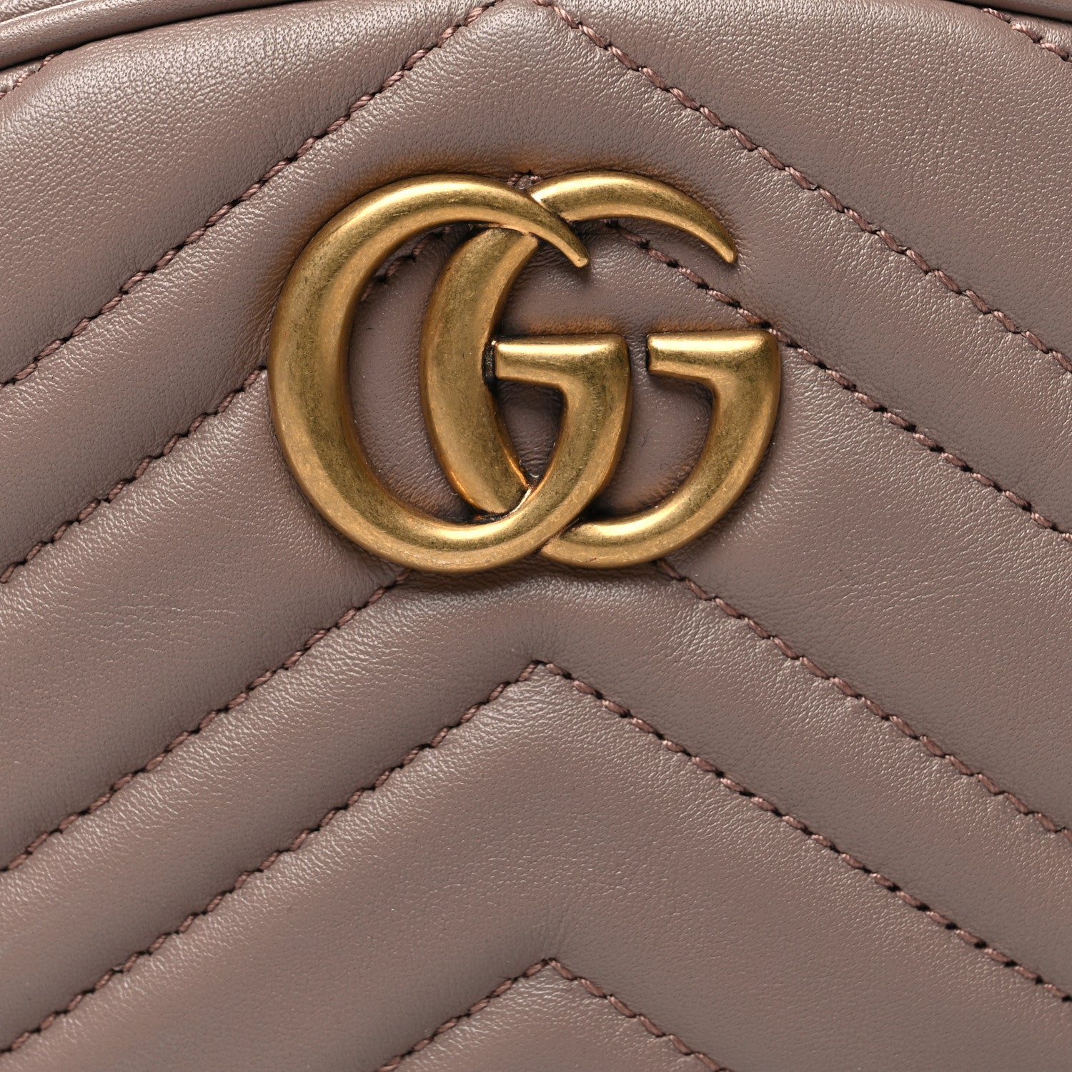 Gucci Calfskin Matelasse GG Marmont Belt Bag 85 34 Porcelain Rose 10 of 12