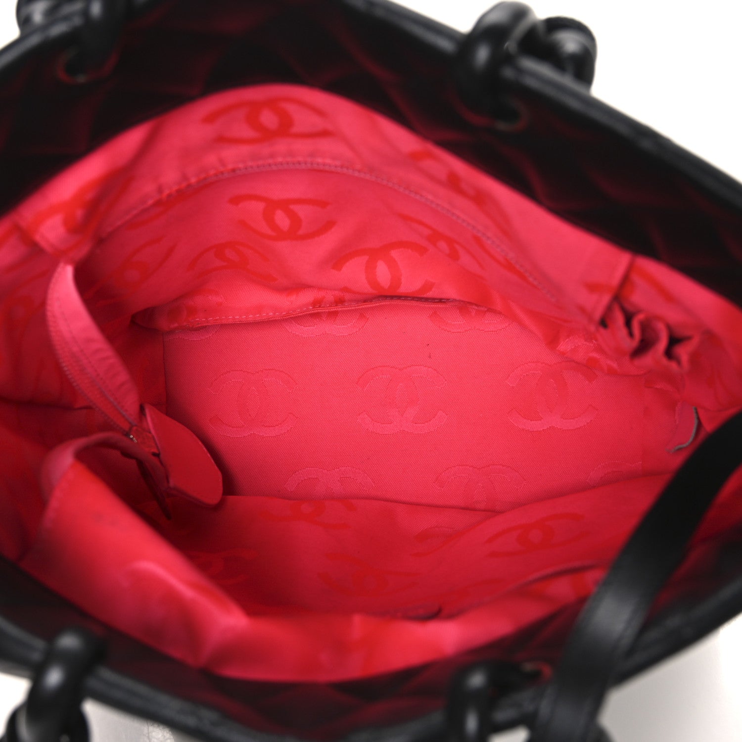 Chanel Calfskin Quilted Medium Cambon Tote Black 5 of 11