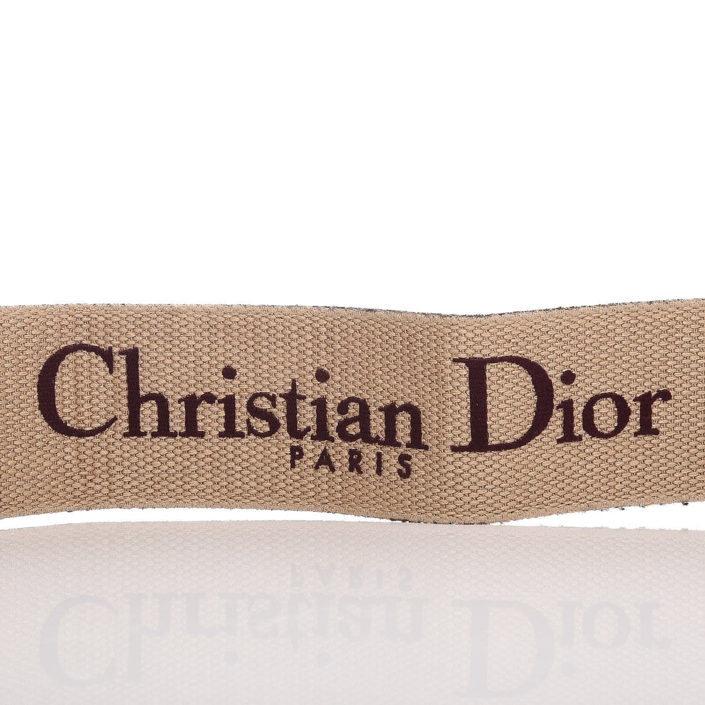 Canvas Embroidered Shoulder Strap Burgundy