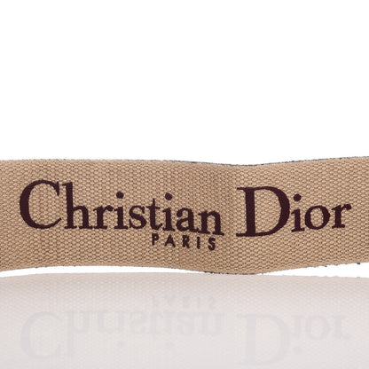 Christian Dior Canvas Embroidered Shoulder Strap Burgundy 6 of 6