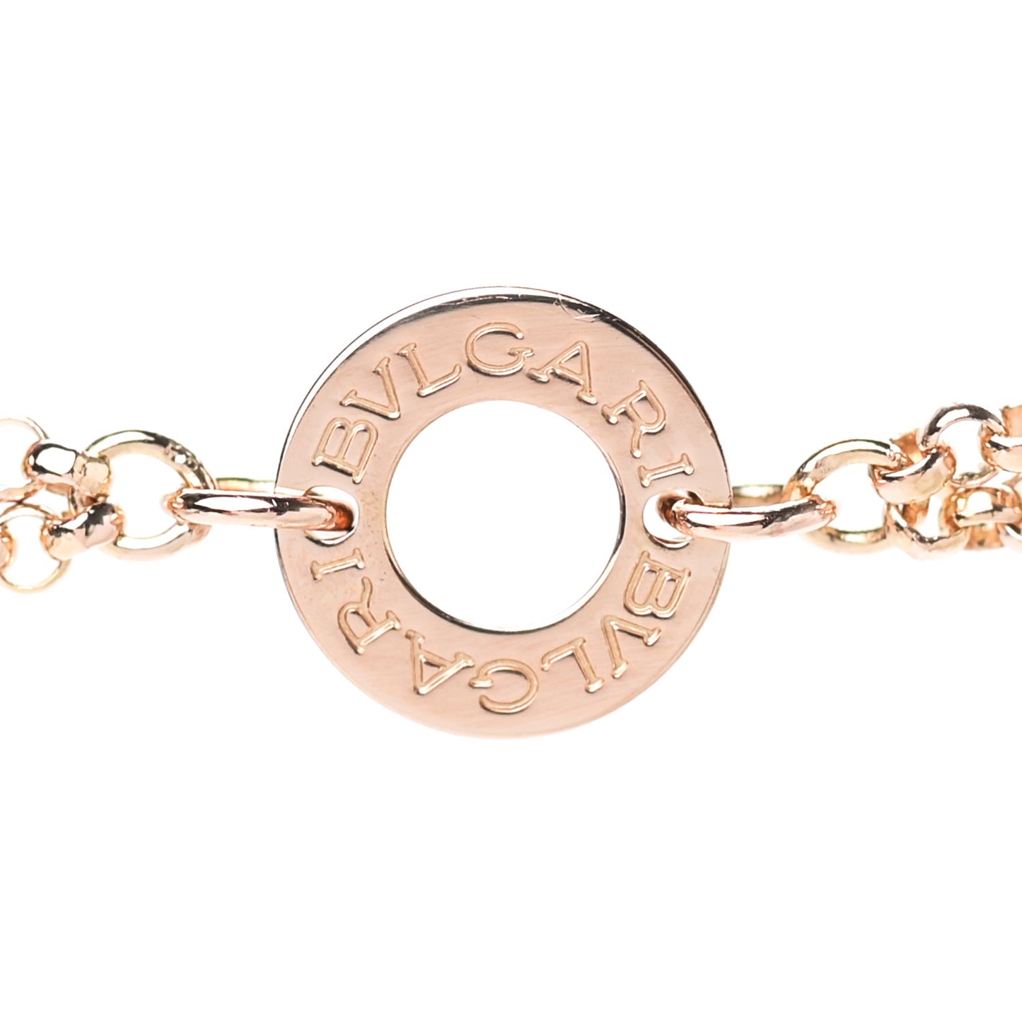 18K Rose Gold Diamond Mother of Pearl Gelati Necklace