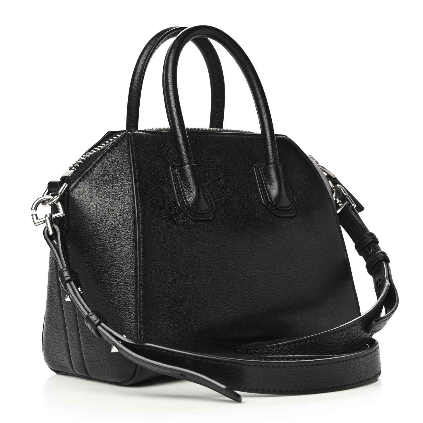 Sugar Goatskin Mini Antigona Black