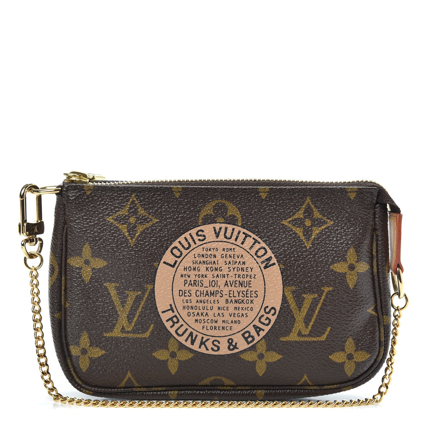 Louis Vuitton Monogram Complice Trunks and Bags Mini Pochette Accessories Beige 1 of 18