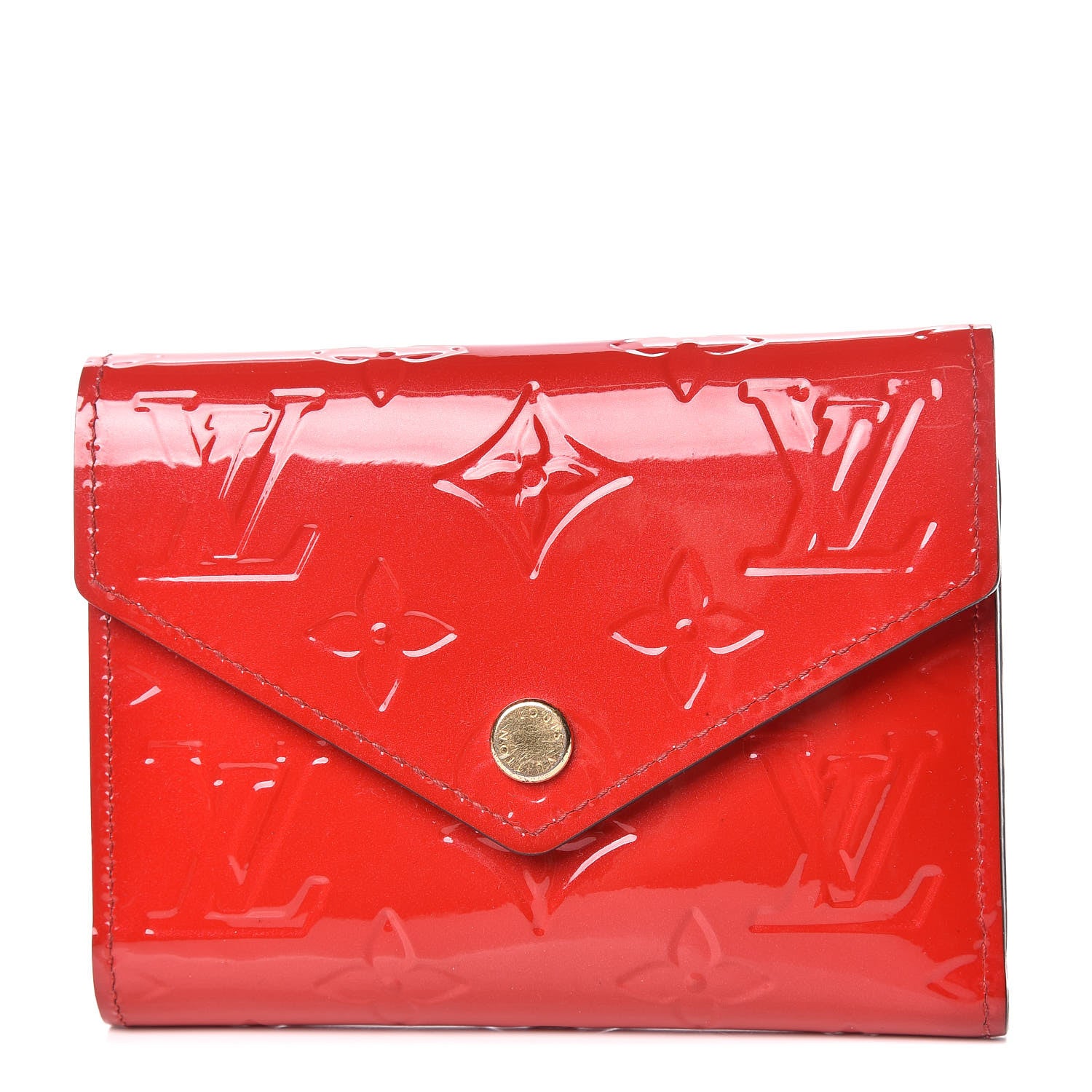 Louis Vuitton Vernis Victorine Wallet Cherry 1 of 10