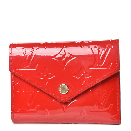 Louis Vuitton Vernis Victorine Wallet Cherry 1 of 10