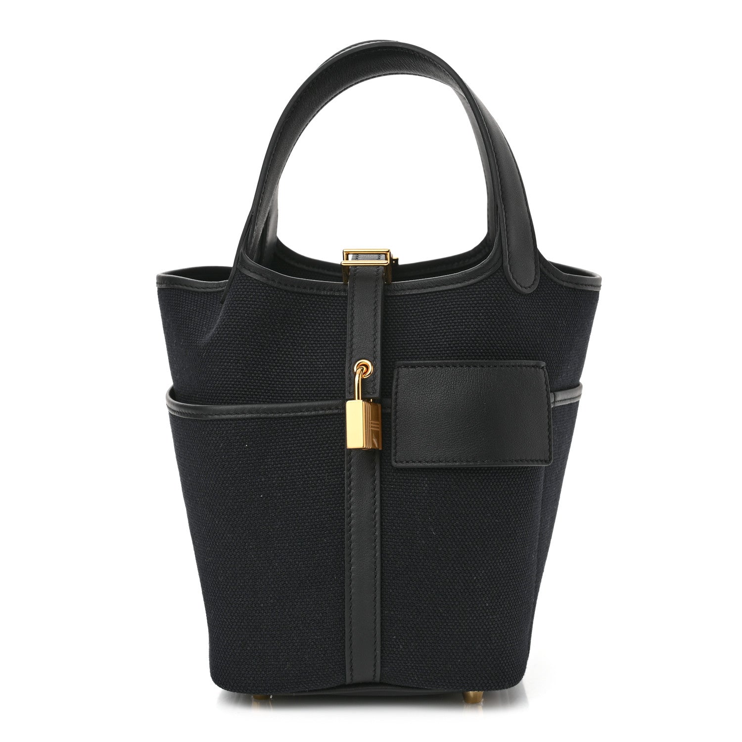 Hermes Toile Goeland Swift Cargo Picotin Lock 18 Black 1 of 10
